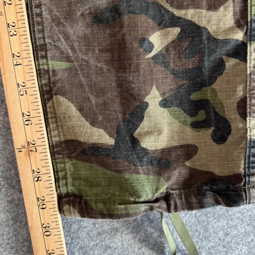 Tru-Spec Small Reg 28x29.5 Green Woodland Camo Ripstop BDU Mens Cargo Pants